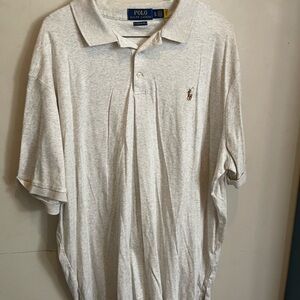 Ralph Lauren Men's Light Gray Polo Shirt